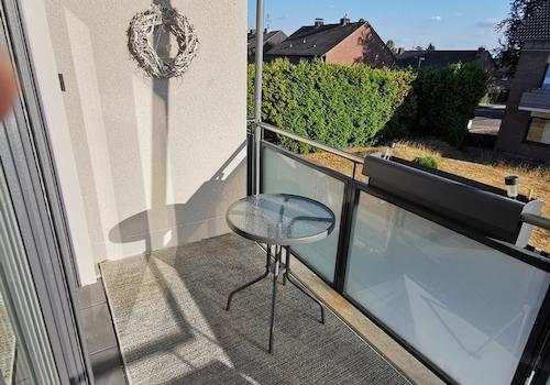 Balkon in Südrichtung