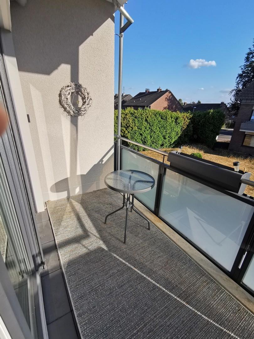 Balkon in Südrichtung