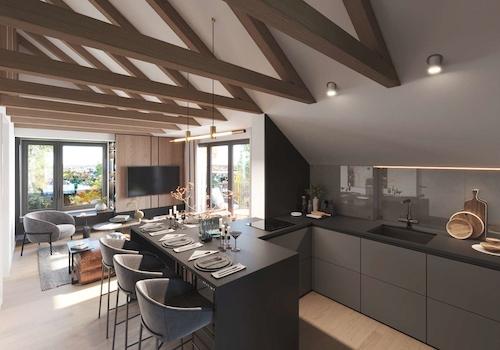 Idee Küche Penthouse - KI generiert