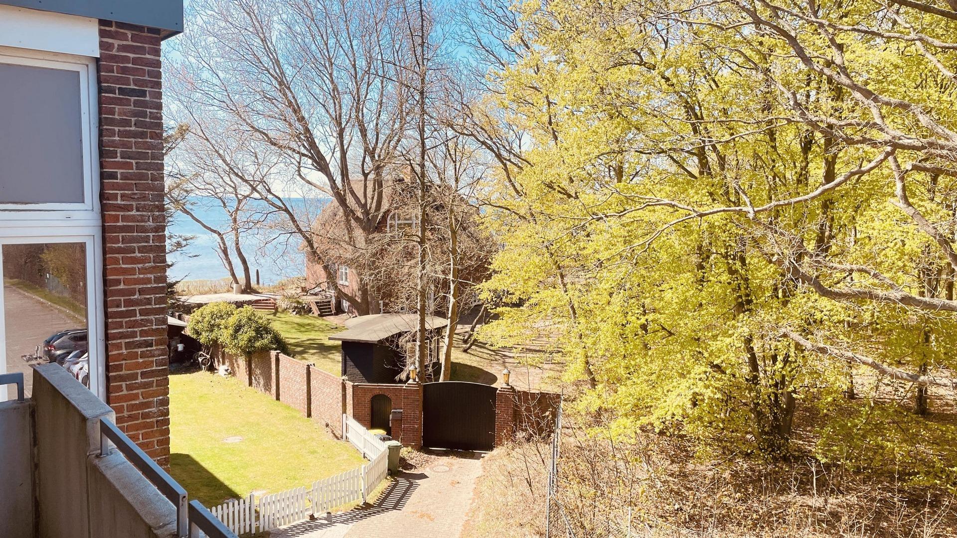 Blick vom Balkon