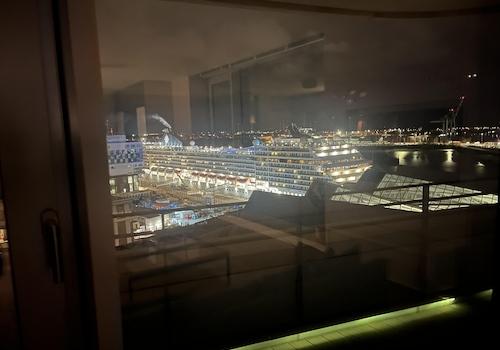 Blick auf das Cruise-Center