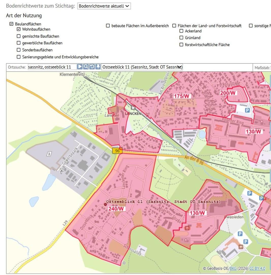 BODENRICHTWERT 240.- GeoInfo
