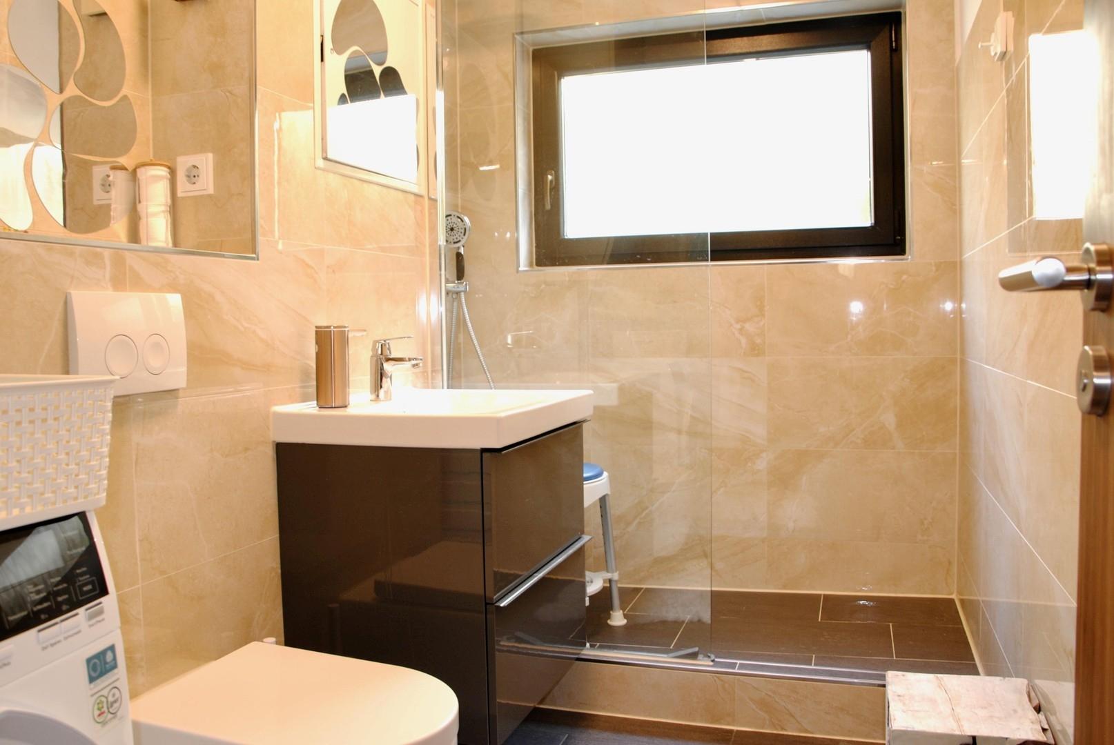 moderne, große Dusche