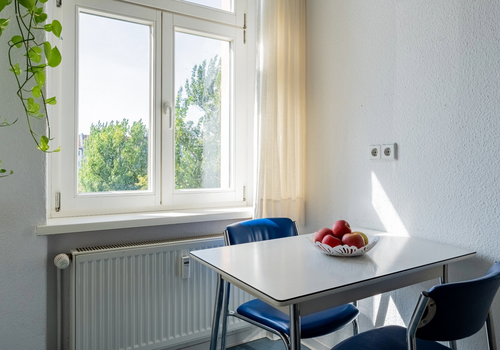 Möbilierte Küche