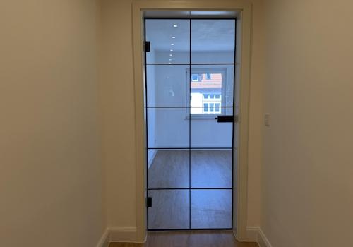 Glastür zum Wohnzimmer