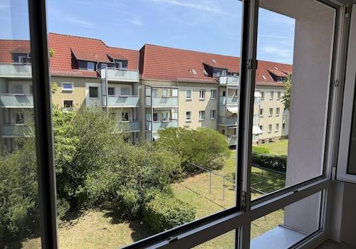 Blick aus dem Wohnzimmer