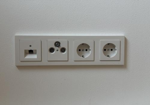 Anschlüsse Schlafzimmer
