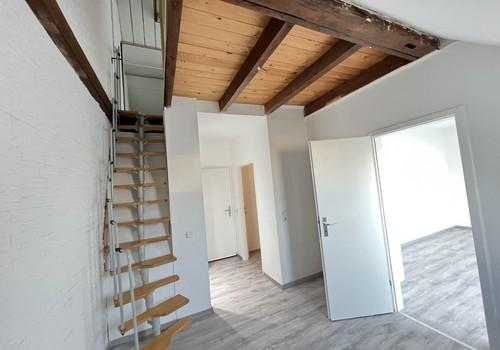 Wohnzimmer mit SpiBoAufgang