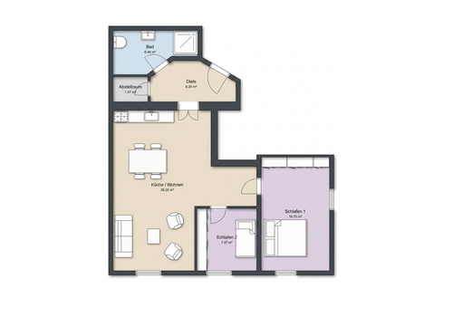 Grundriss Whg 1002