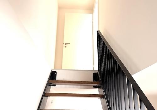 Treppe zum Obergeschoss