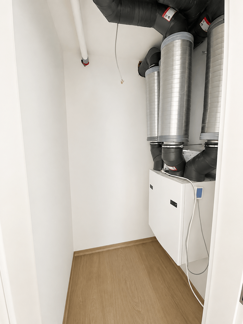 Abstellraum mit Lüftungsanlage