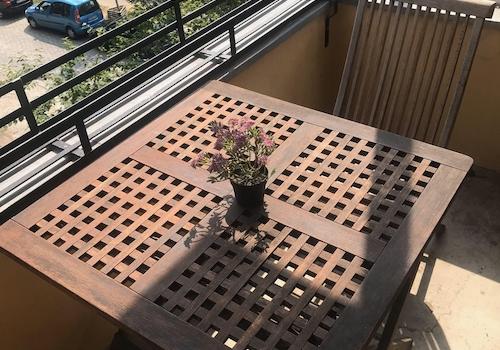 Balkon, Richtung Süden
