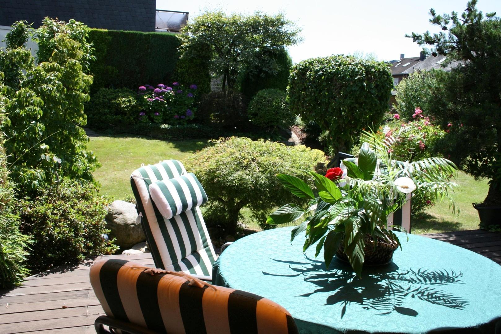 schöne Terrasse
