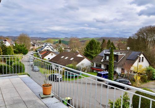Ausblick vom Balkon (EG)