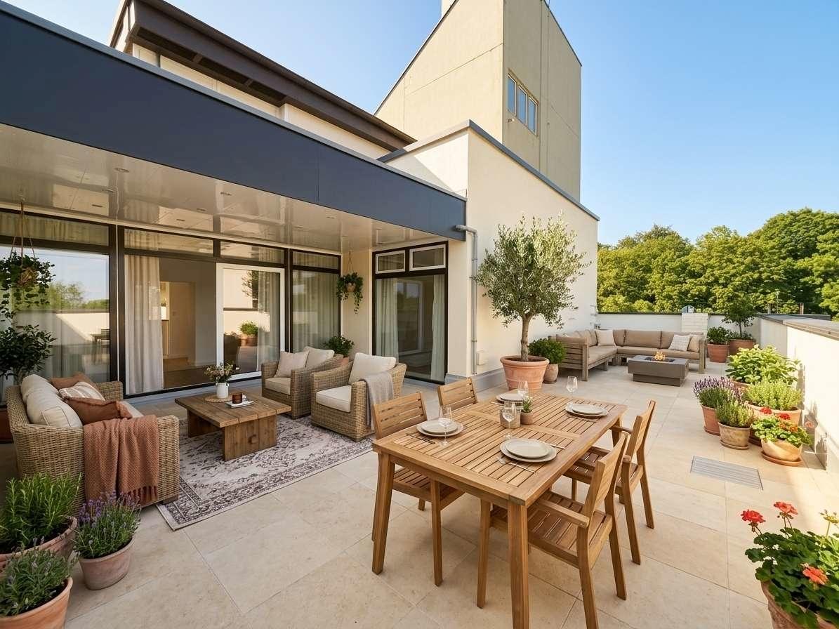 Blumenauer(c)- Terrasse (KI generiert)