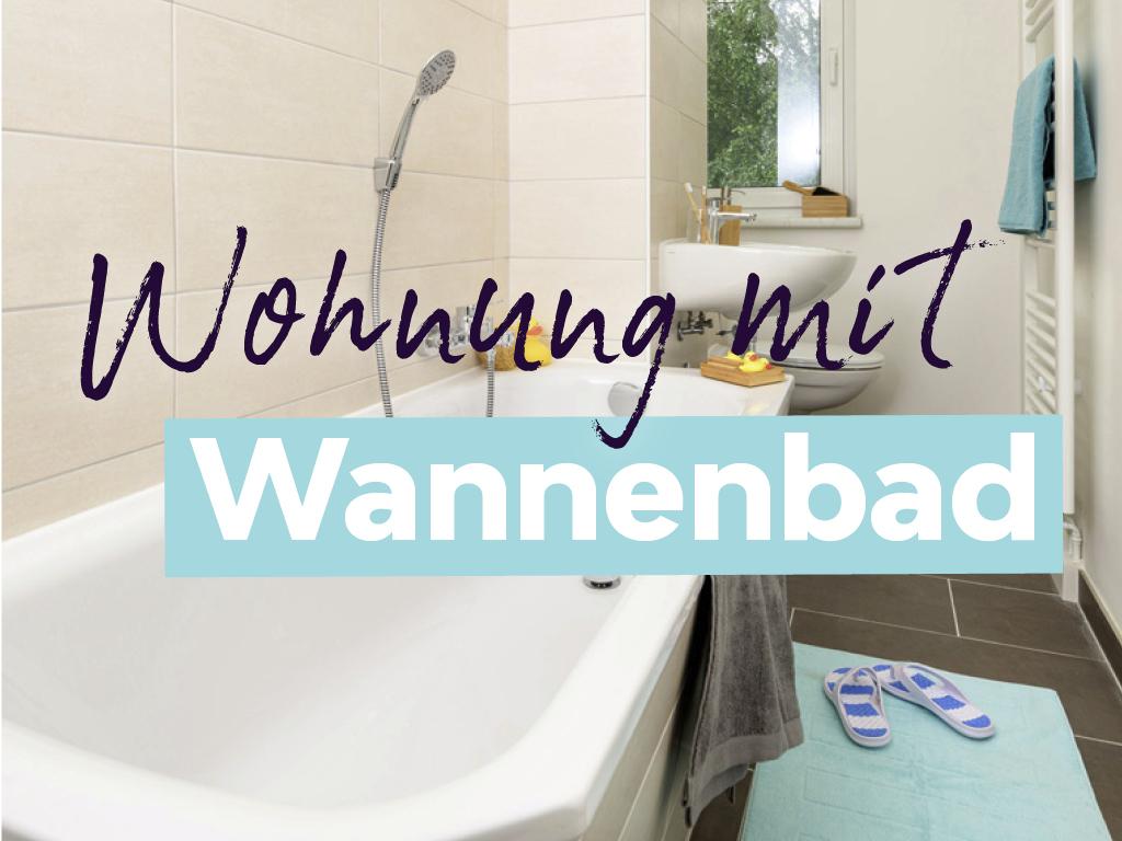 Wohnung mit modernem Wannenbad