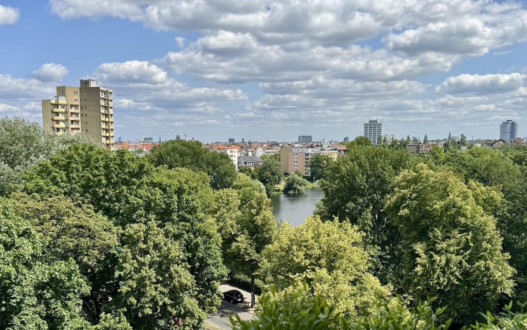 Ausblick vom Balkon