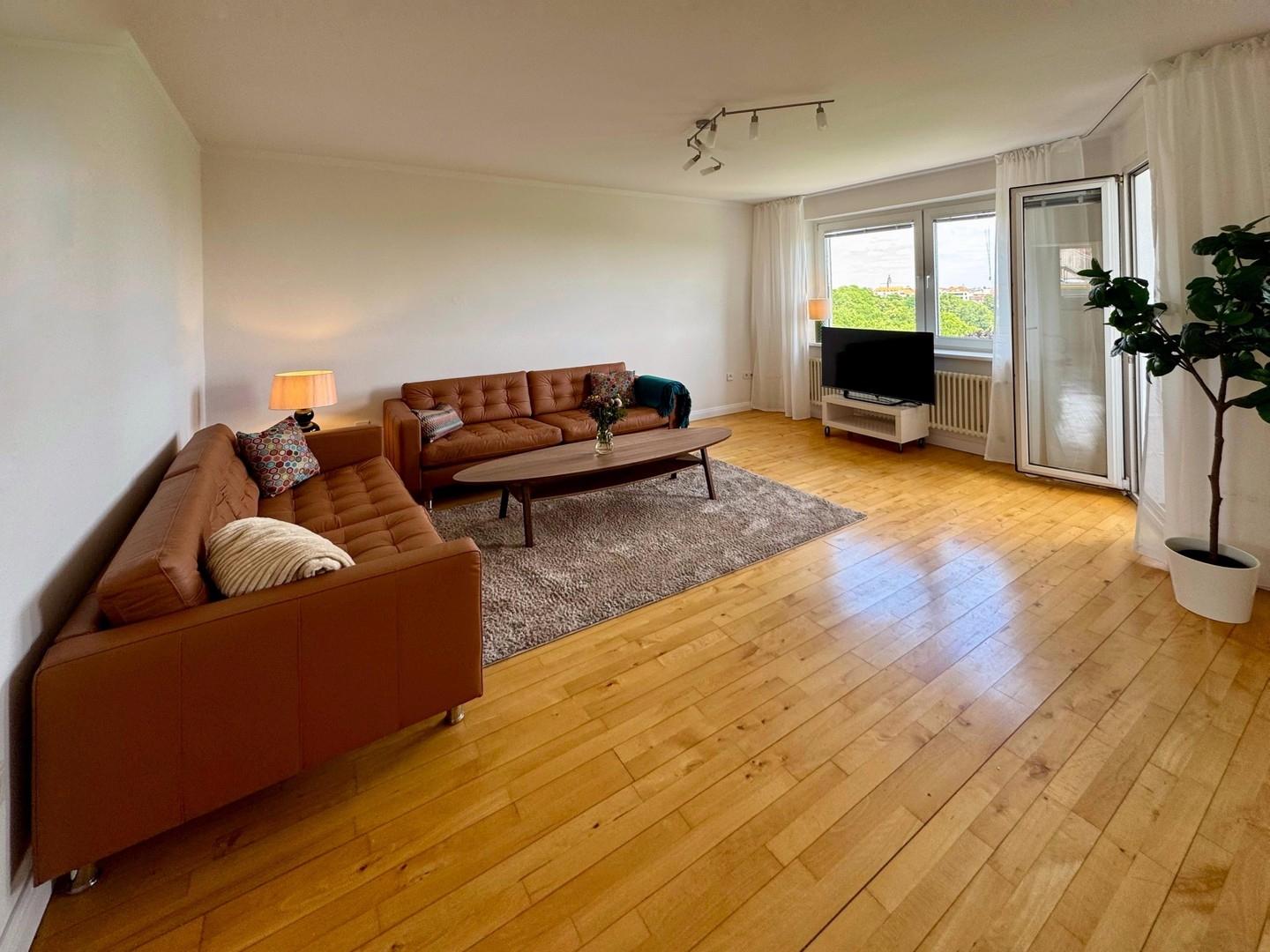 Blick in das Wohnzimmer