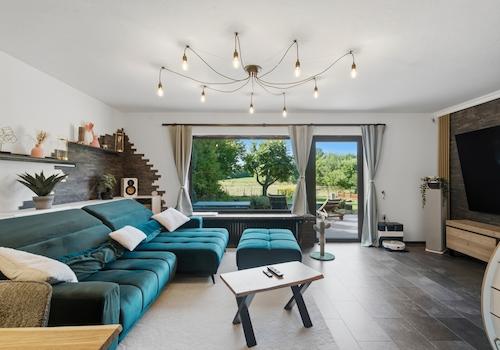 Wohnzimmer mit Ausblick