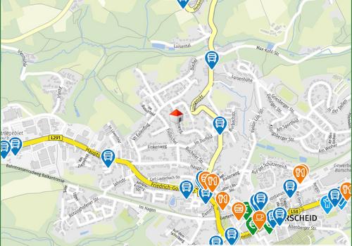 Geolyzer Kartenausschnitt
