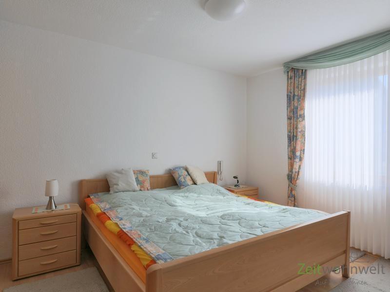 Blick ins Schlafzimmer