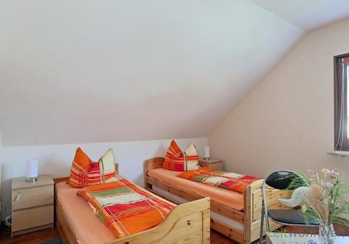 Betten im Schlafzimmer
