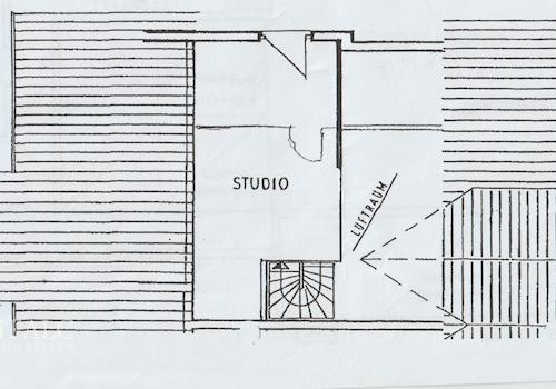 Wohnung-Grundriss-Studio