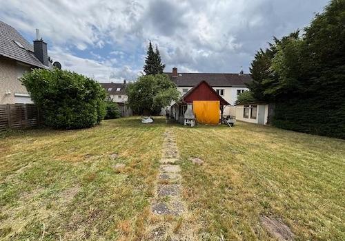 Garten in Richtung Haus