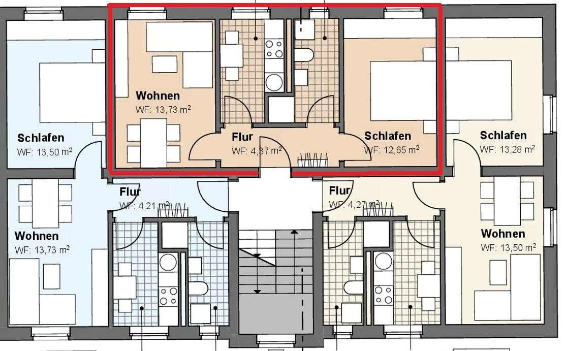 Grundriss mitte