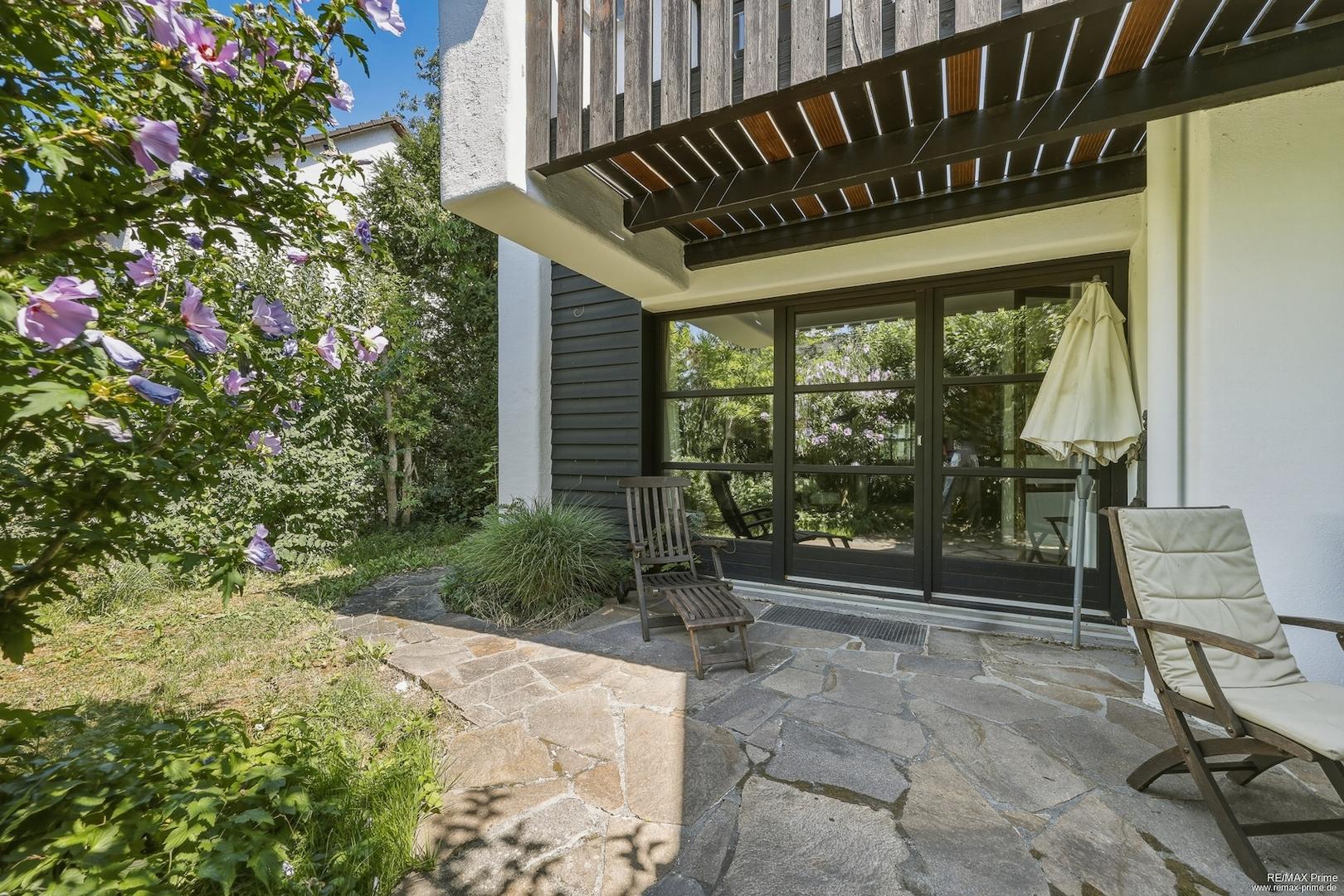 Terrasse und Garten