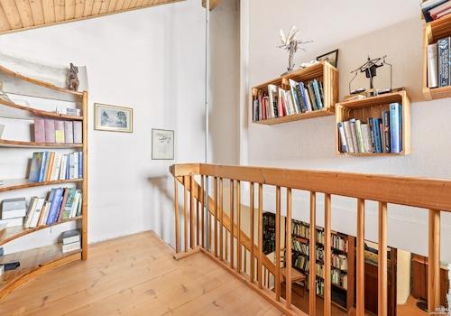 Die kleine Galerie eignet sich für Home Office 