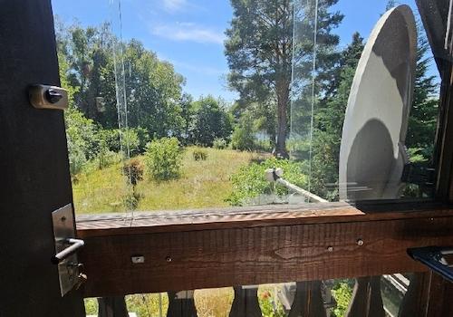 Blick vom Balkon