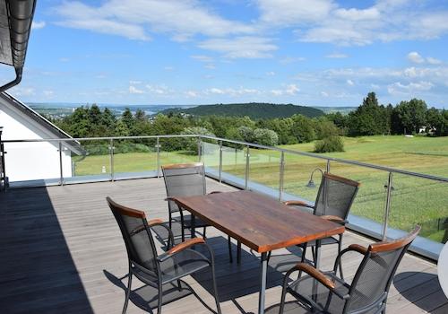 Dachterrasse: Rheinblick