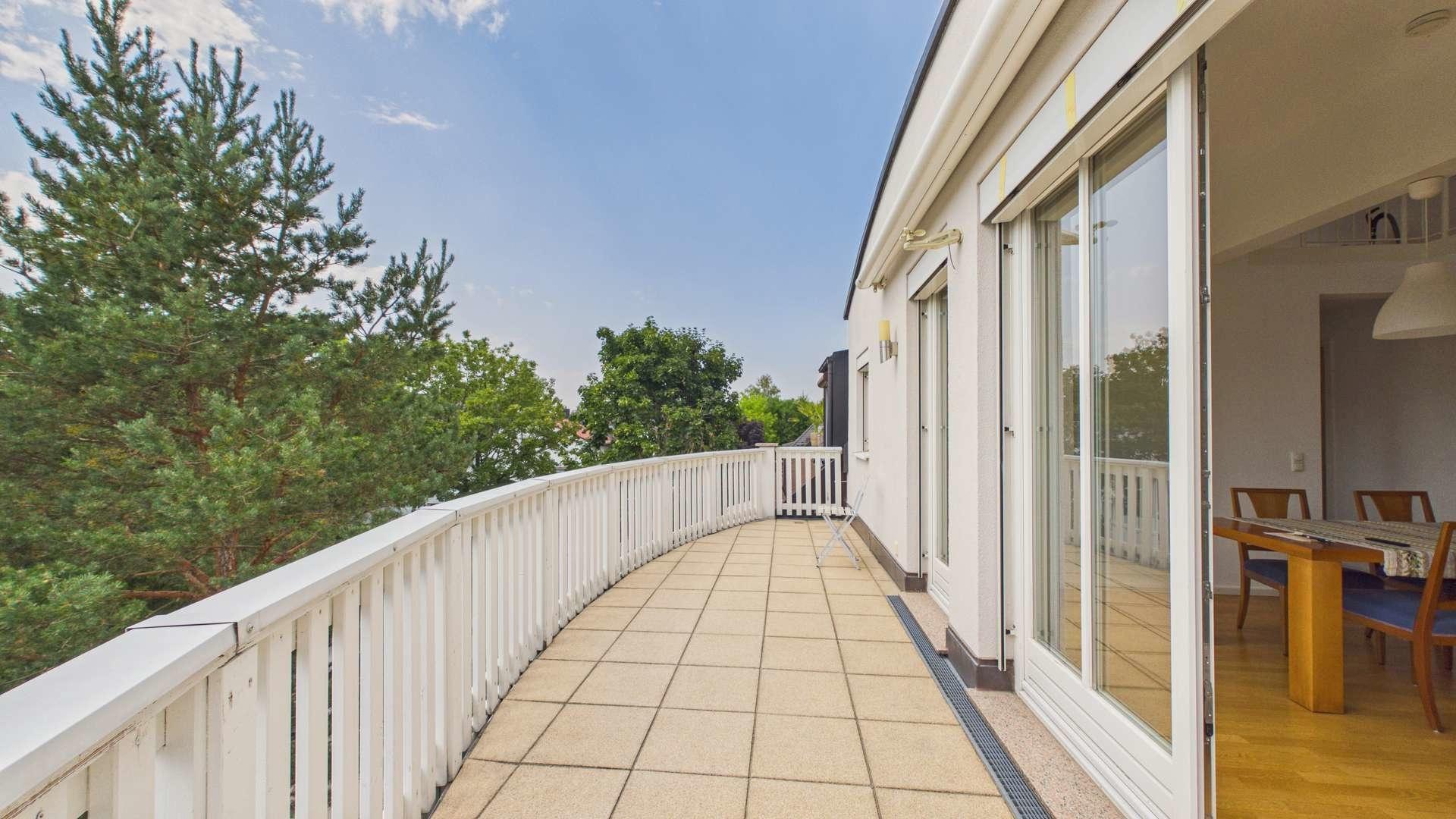 Süd-West-Dachterrasse