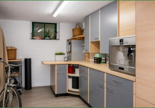 Werkbank im Keller