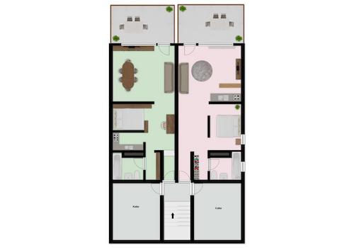 Grundriss Souterrain 