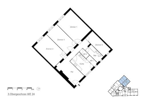 Grundriss WE24