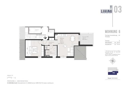 Grundriss Wohnung 6