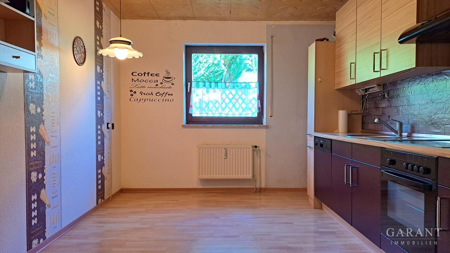 Küche im Erdgeschoss inklusive