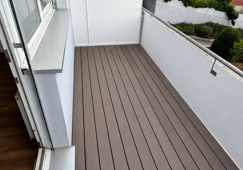 Balkon mit Südausrichtung