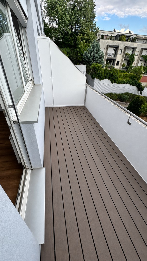 Balkon mit Südausrichtung