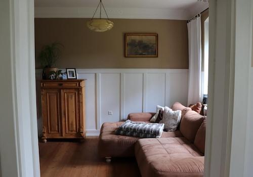 Wohnzimmer mit Kaminofen