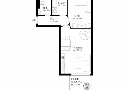 Grundriss 4 OG