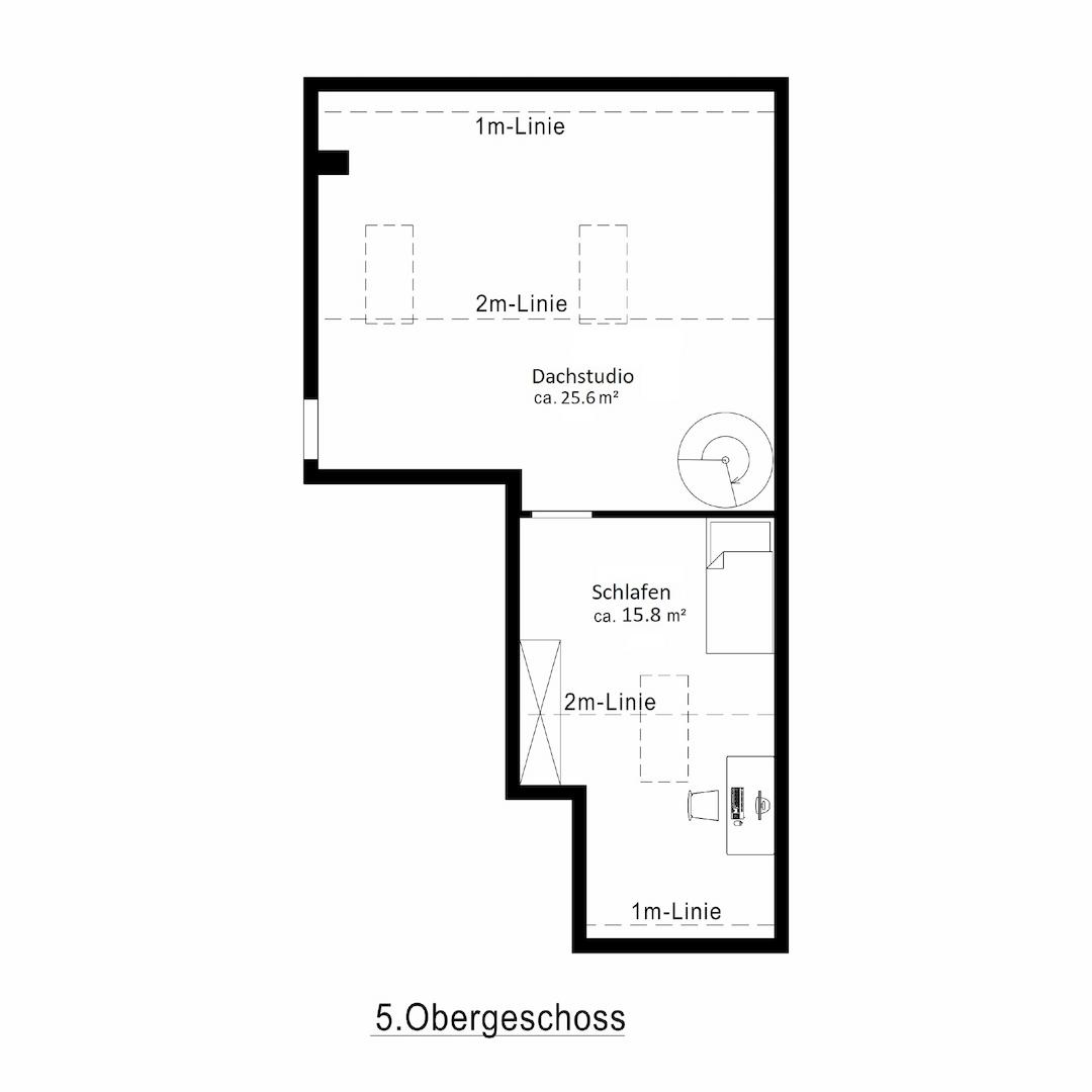 Grundriss 5 OG
