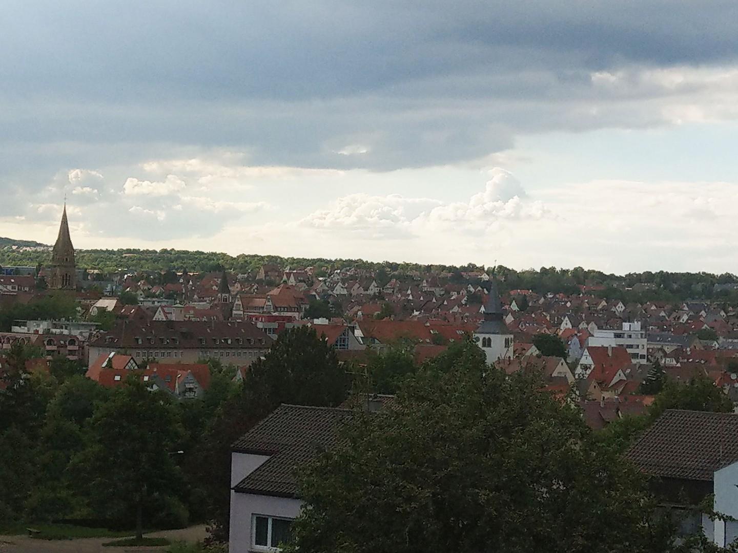 Ausblick aus Schlafzimmer