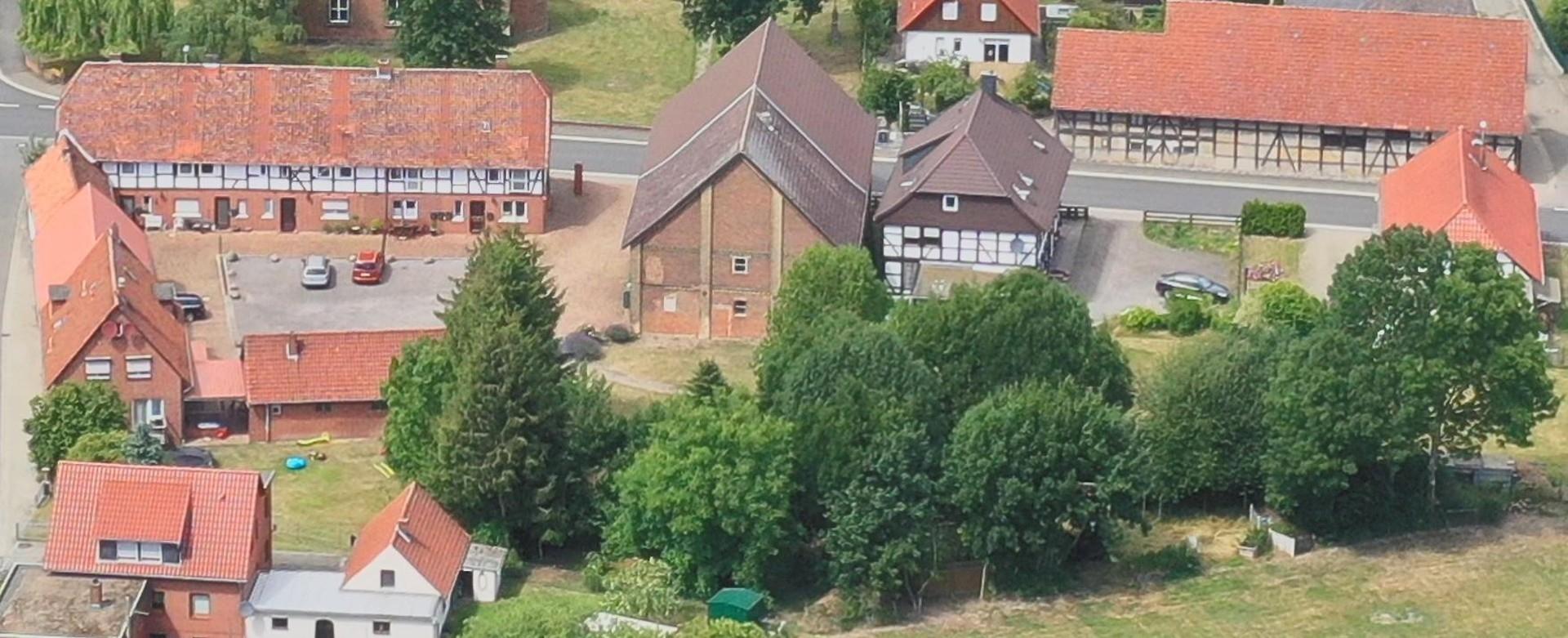 Luftbild der Hofstelle