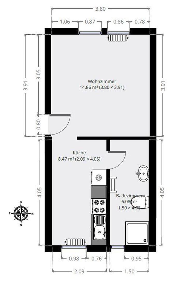 Bsp Wohnungsgrundriss