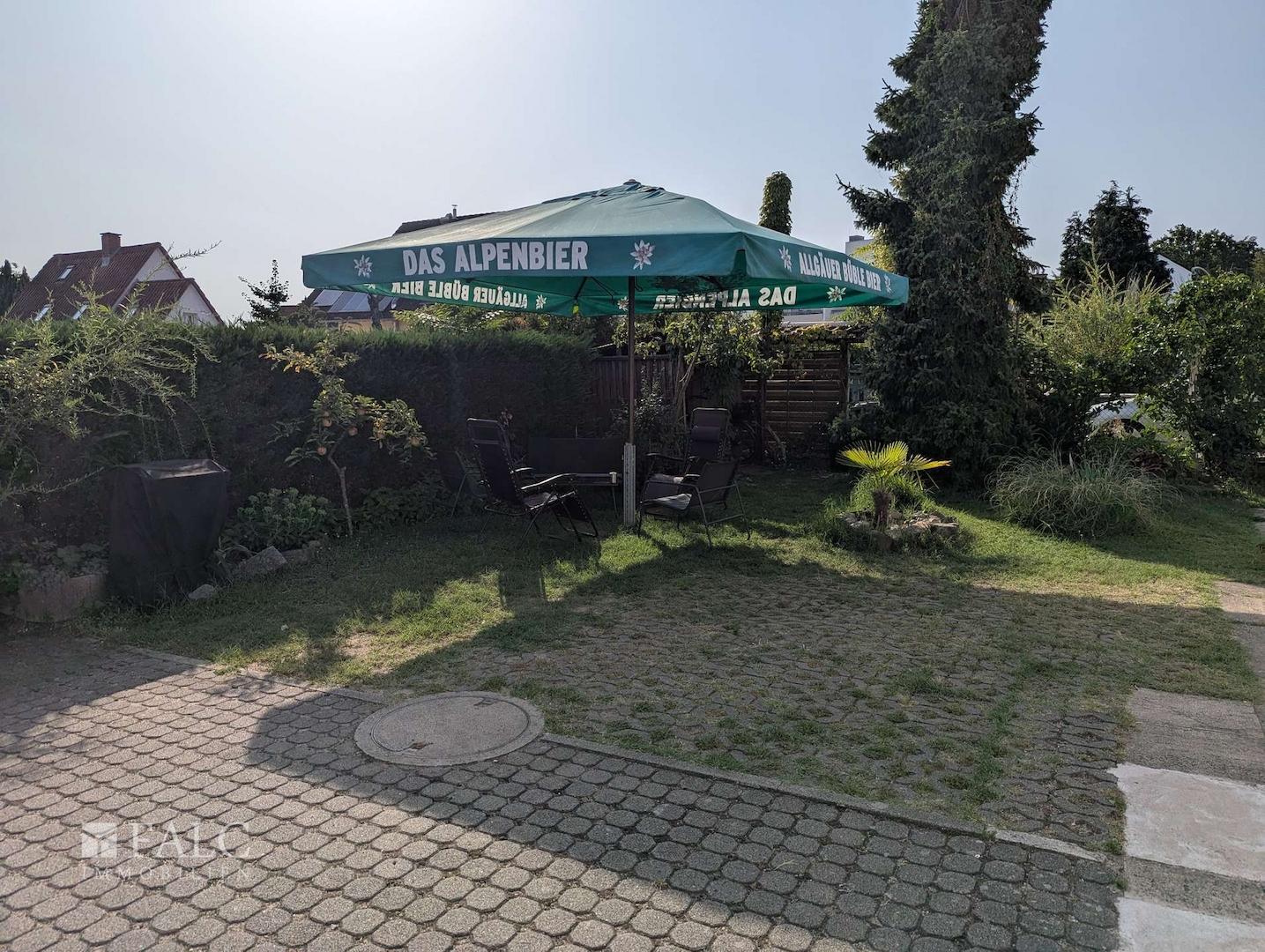 Garten vor Fewo