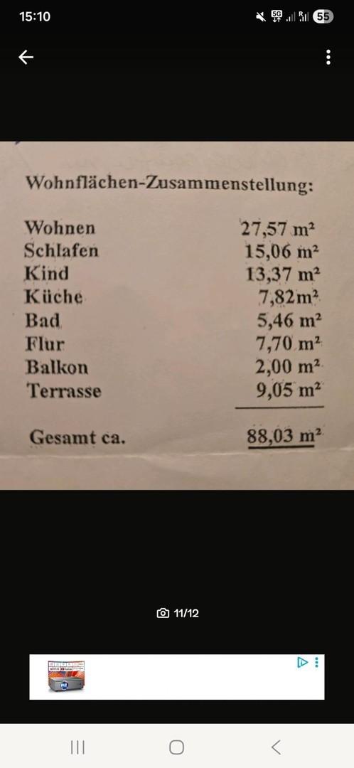 Raumaufteilung 