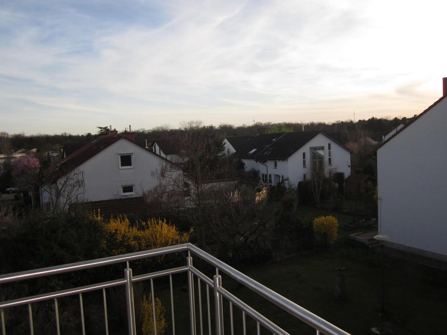 Ausblick Balkon